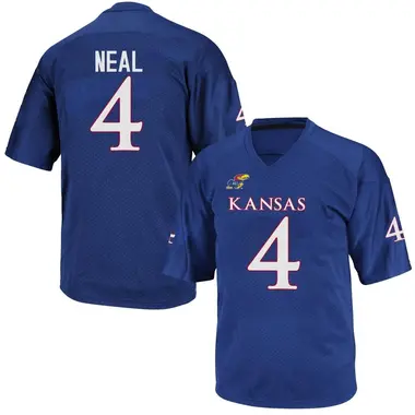Youth Replica Devin Neal Kansas Jayhawks Football College Jersey - Royal Blue